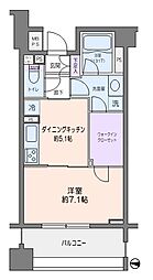 クリオ浅草参番館 1DKの間取図画像