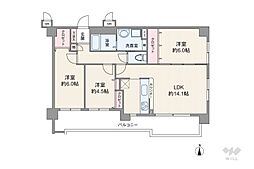 間取図画像 3LDK