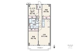 間取図画像 2SLDK