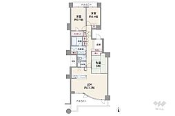 ラ・ビスタ宝塚ラ・メゾン 3LDKの間取図画像