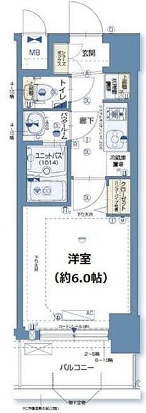 グランカリテ北梅田 ｜大阪府大阪市北区本庄西3丁目(賃貸マンション1K・5階・21.09㎡)の写真 その2