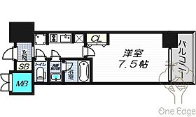 Mid Cout Umekita  ｜ 大阪府大阪市北区中津3丁目（賃貸マンション1K・4階・24.22㎡） その2