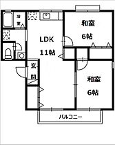 エクセル赤坂　C  ｜ 福島県いわき市鹿島町飯田字後口（賃貸アパート2LDK・1階・53.48㎡） その2