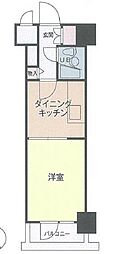 ダイアパレスいわき中央 1DKの間取図画像