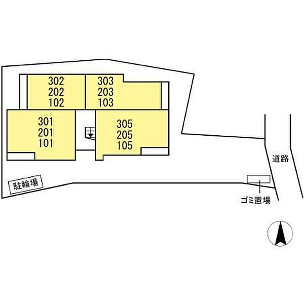 神奈川県川崎市多摩区長尾1丁目(賃貸アパート1LDK・1階・43.13㎡)の写真 その3