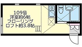 神奈川県川崎市幸区古市場1丁目（賃貸アパート1R・2階・12.37㎡） その2