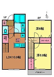 メゾン シャルマン 2LDKの間取図画像