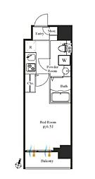 GRAN PASEO神田駅前 7階1Kの間取り