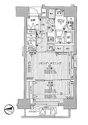 都営浅草線 蔵前駅 徒歩4分の賃貸マンション 3階1LDKの間取り