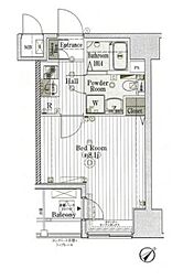 東武伊勢崎線 東向島駅 徒歩2分の賃貸マンション 2階1Kの間取り