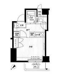 東京メトロ日比谷線 小伝馬町駅 徒歩4分の賃貸マンション 3階1Kの間取り