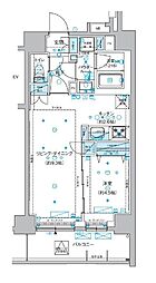 メインステージ両国3 1LDKの間取図画像