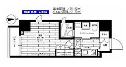 ステージグランデ新御徒町アジールコート 1Kの間取図画像