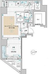 ブライズ東日本橋 1LDKの間取図画像