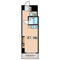 サンクレストビル ワンルームの間取図画像