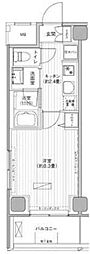 ヒューリック浅草橋江戸通 1Kの間取図画像