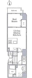 DolceVita浅草橋 1LDKの間取図画像