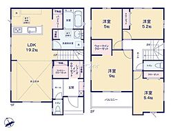 佐倉市江原台1期　新築戸建1号棟