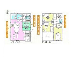 印旛郡栄町安食第22　新築戸建1号棟