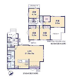 千葉市稲毛区宮野木町6期　新築戸建2号棟