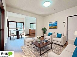 千葉市花見川区朝日ケ丘3丁目　中古戸建 3LDKのリビング/ダイニング