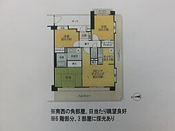 ガーデンシティ東浦和 3LDKの間取図画像