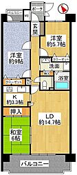 間取図画像 3LDK