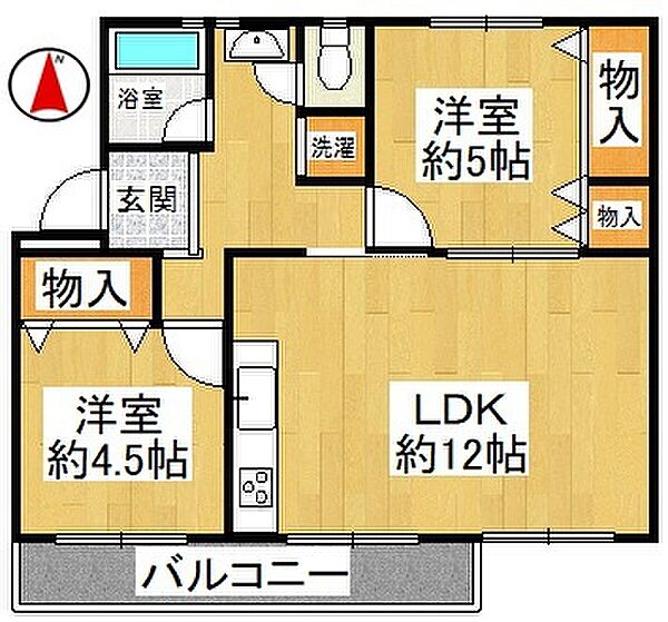間取りを拡大表示