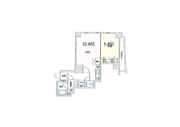 カバナ八丁堀（CAVANA八丁堀） 305｜東京都中央区八丁堀２丁目(賃貸マンション1LDK・3階・42.78㎡)の写真 その2