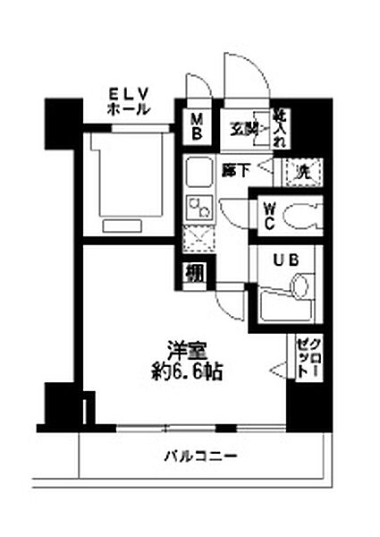 HF東日本橋レジデンス 706｜東京都中央区東日本橋３丁目(賃貸マンション1K・7階・21.40㎡)の写真 その2