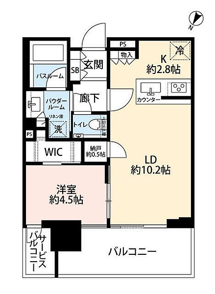 シティタワーズ東京ベイセントラルタワー 3F｜東京都江東区有明２丁目(賃貸マンション1LDK・3階・43.17㎡)の写真 その2