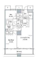 THE TOKYO TOWERS MID TOWER 2225 ｜ 東京都中央区勝どき６丁目3-2（賃貸マンション1LDK・22階・78.18㎡） その2