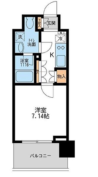 アーデン清澄白河 1004｜東京都江東区常盤２丁目(賃貸マンション1K・10階・24.40㎡)の写真 その2