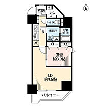 プレール・ドゥーク両国IV 608 ｜ 東京都墨田区緑１丁目24-3（賃貸マンション1LDK・6階・40.53㎡） その2