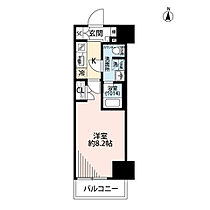 プレール・ドゥーク両国IV 807 ｜ 東京都墨田区緑１丁目24-3（賃貸マンション1K・8階・25.35㎡） その2