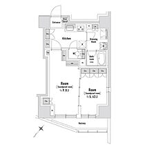 トラック八丁堀 503 ｜ 東京都中央区八丁堀３丁目27-未定（賃貸マンション2K・5階・47.01㎡） その2