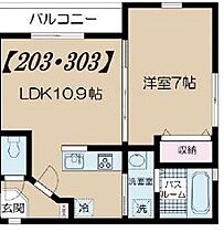 エヌエスゲート勝どき（NSGATE勝どき） 203 ｜ 東京都中央区勝どき２丁目4-3（賃貸マンション1LDK・2階・40.14㎡） その2