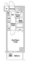 コンフォリア清澄白河トロワ 1Kの間取図画像