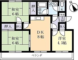 コスモスイトウ 0301 ｜ 茨城県水戸市元吉田町（賃貸マンション3DK・3階・53.46㎡） その2