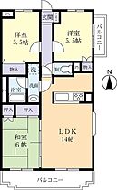 ＥＡＲＮＥＳＴ　ＳＵＭＩＹＡ 0201 ｜ 茨城県水戸市元吉田町（賃貸マンション3LDK・2階・70.32㎡） その2