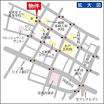 万里ビル 0302 ｜ 茨城県水戸市五軒町3丁目（賃貸マンション1K・3階・28.49㎡） その3