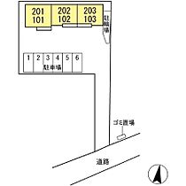 ベルクレール元吉田 103 ｜ 茨城県水戸市元吉田町（賃貸アパート1R・1階・25.58㎡） その2