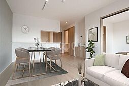 東武野田線 北大宮駅 徒歩6分の賃貸マンション 6階3LDKのリビング/ダイニング