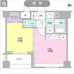 JR京浜東北・根岸線 北浦和駅 徒歩10分の賃貸マンション 4階1LDKの間取り