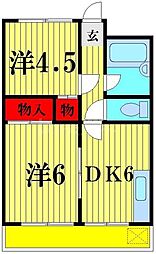 間取図画像 2DK