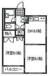 間取図画像 2DK