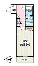 間取図画像 1K