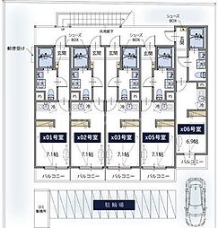 ソレイユ七里 ワンルームの間取図画像