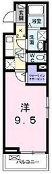 ラヴィータ 1Kの間取図画像