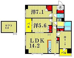 COMFORIA大宮 3LDKの間取図画像